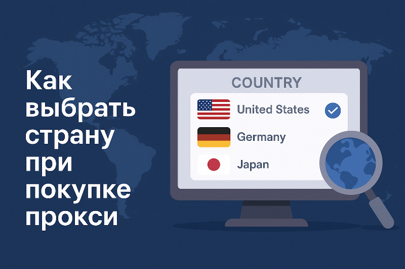Как выбрать страну при покупке прокси