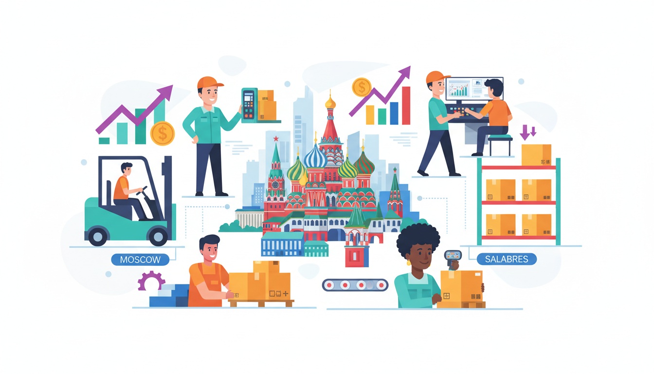 Складские профессии Москвы: спрос и зарплаты